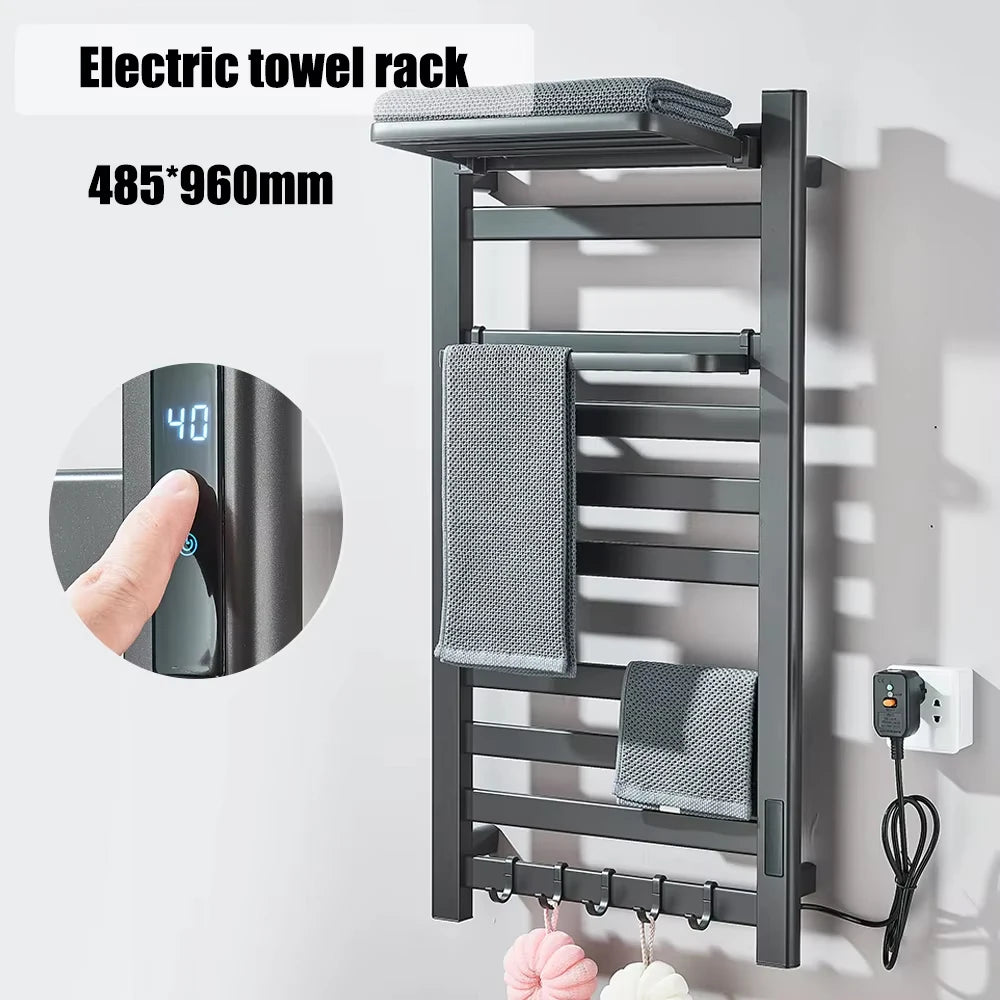 Onyzpily Heated Towel Rack With Display 304 Stainless