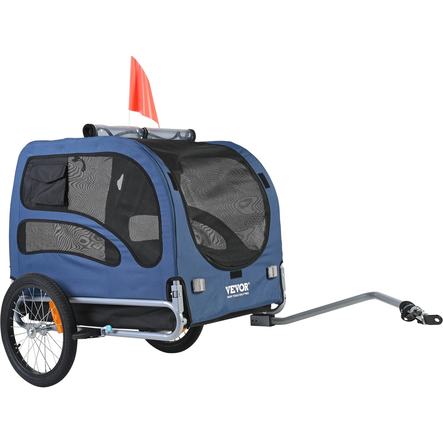 SucceBuy 100lb Pet Bike Trailer Carrier For Dogs