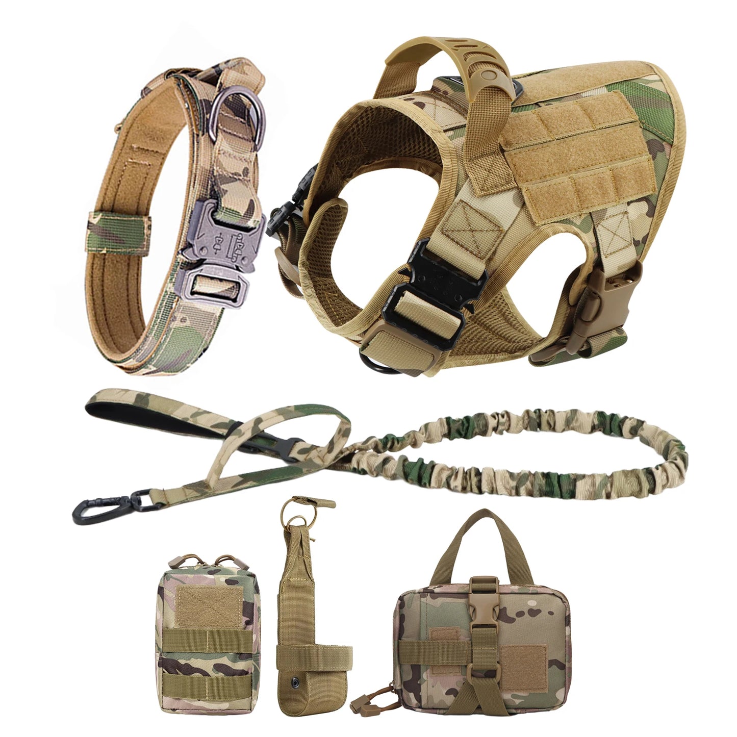 Dog Harness And Leash Set For Walking And Training
