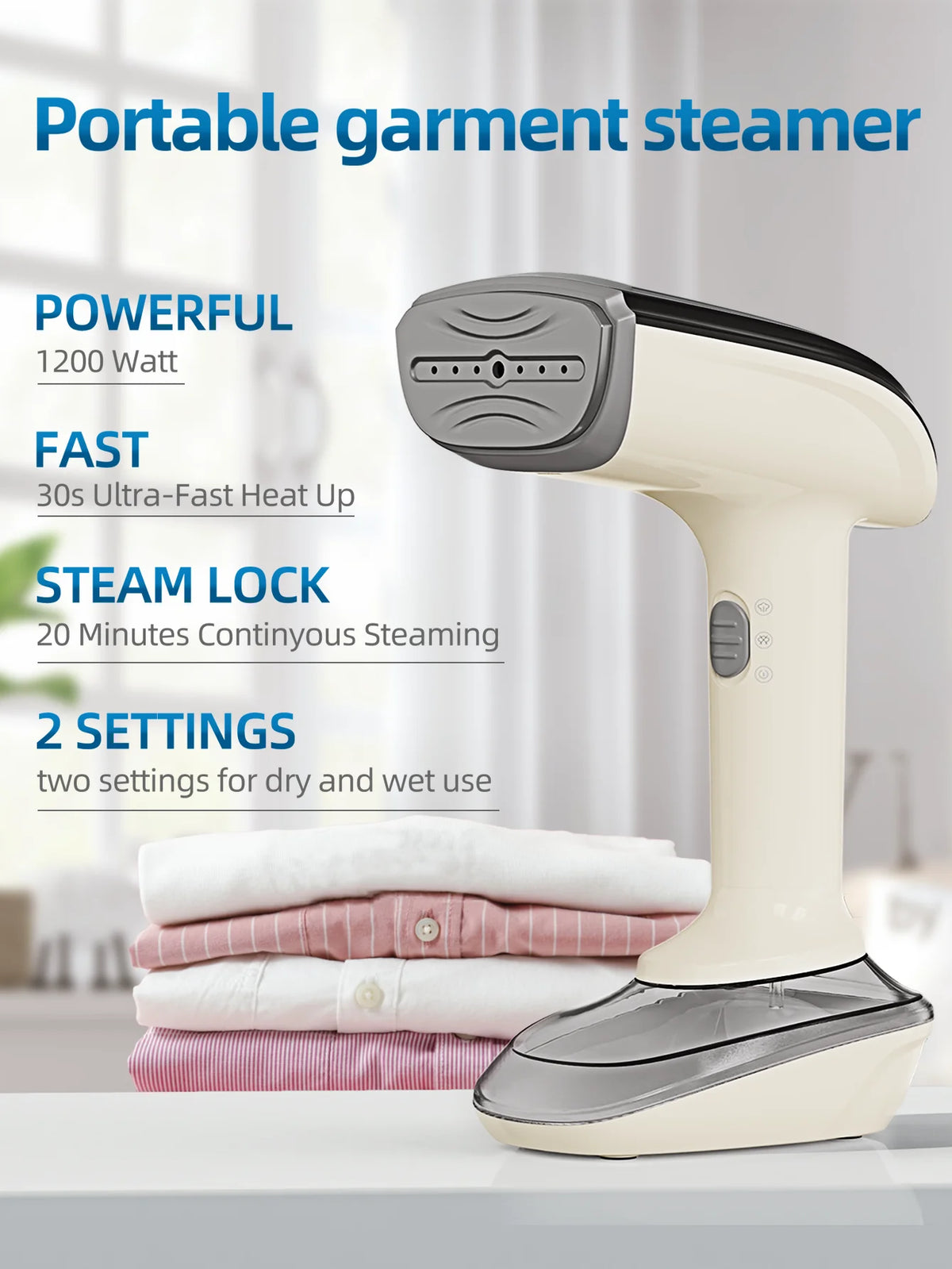 Portable Handheld Garment Steamer And Iron