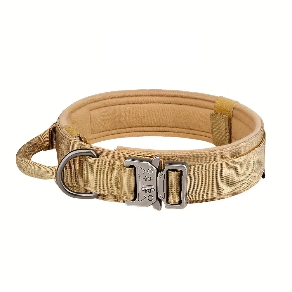 Adjustable Nylon Tactical Dog Training Collar And Leash Set