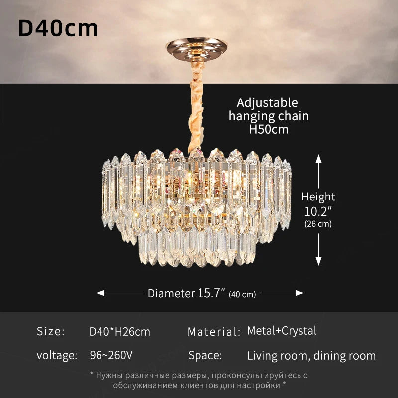 Ludovica Modern LED Ceiling Hanging Lamp Chandelier