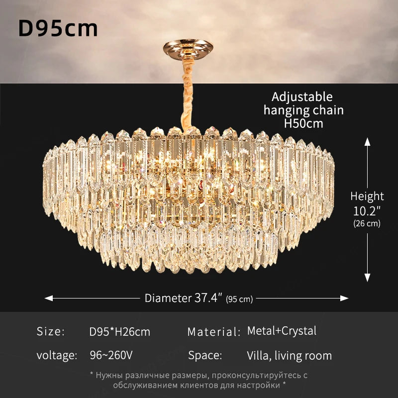 Ludovica Modern LED Ceiling Hanging Lamp Chandelier