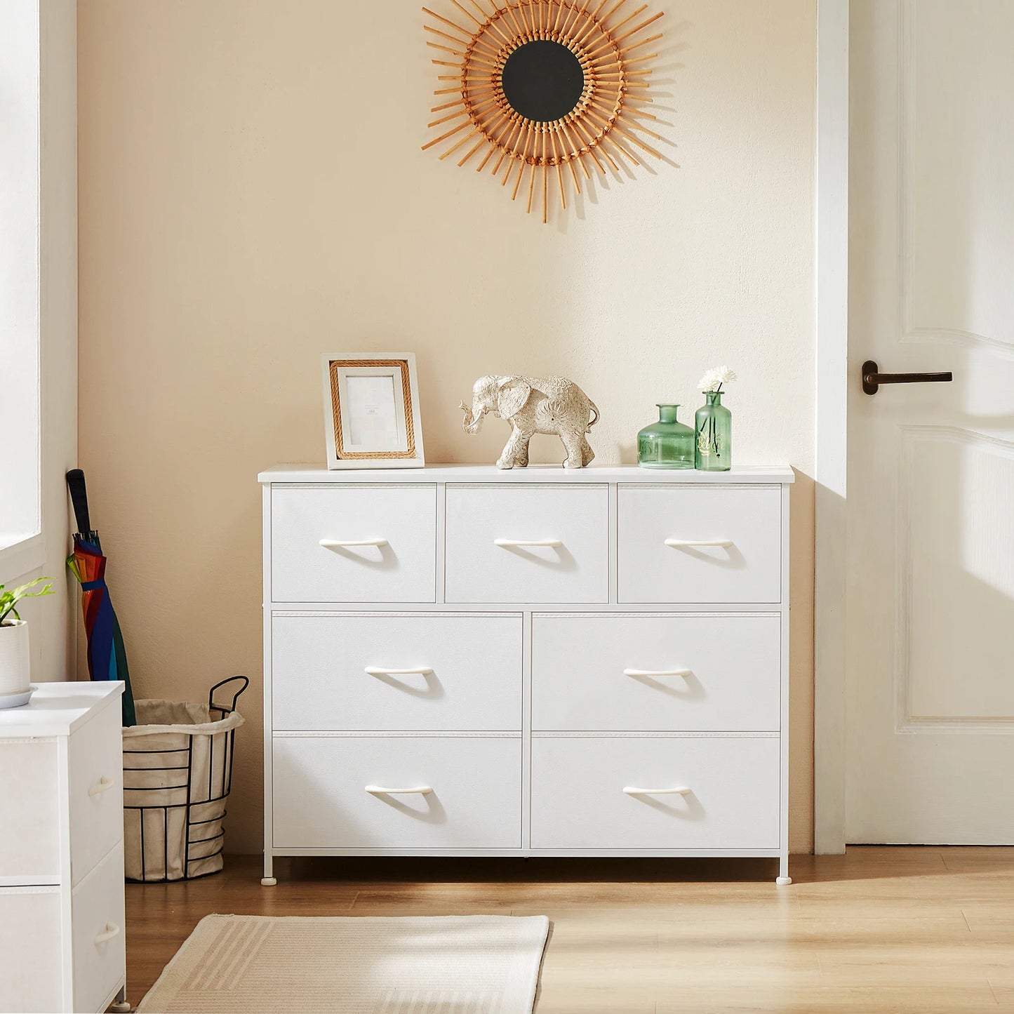 JHK Modern Bedroom Wardrobe Chest With Drawers
