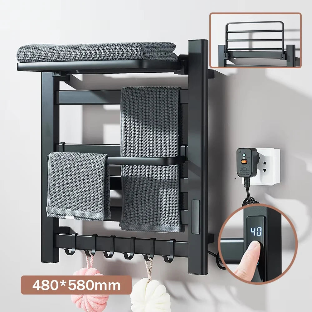 Onyzpily Heated Towel Rack With Display 304 Stainless