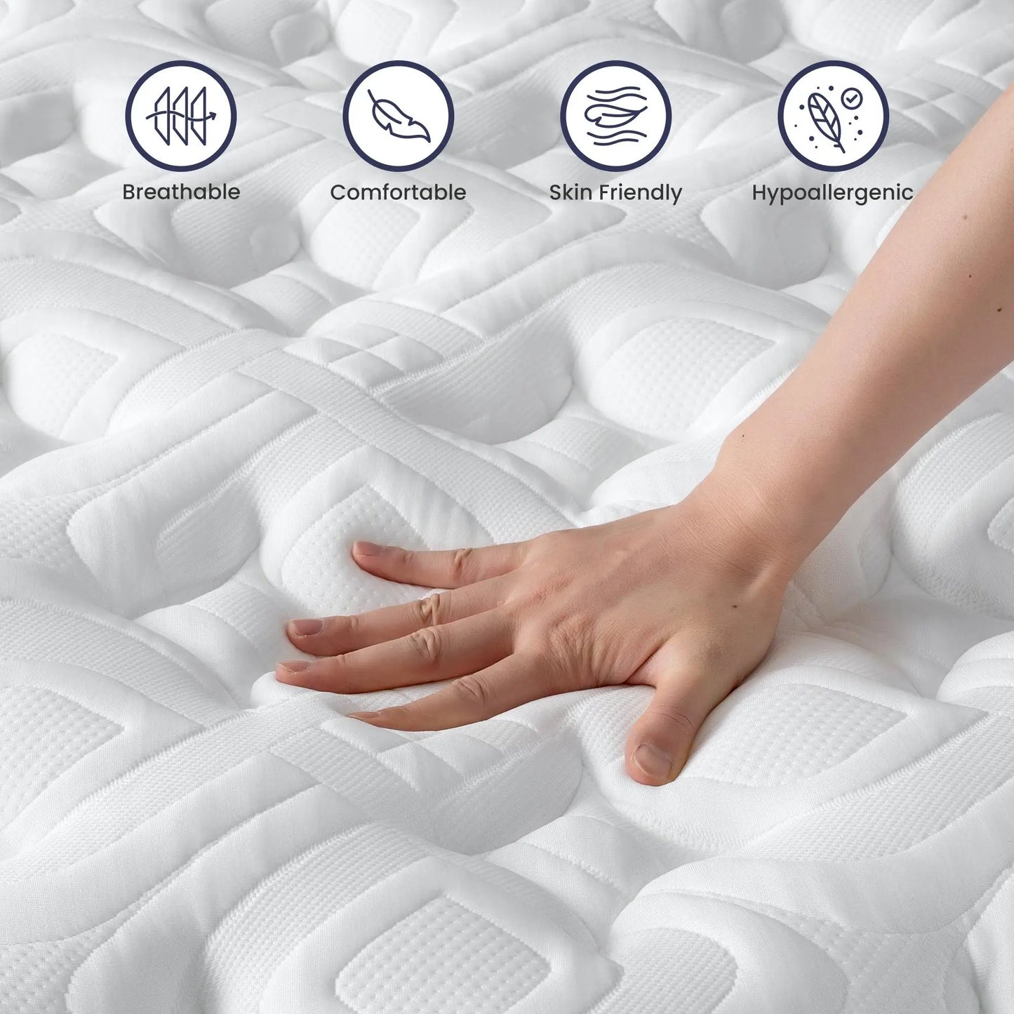 BedStory Luxury Hybrid Memory Foam Mattress