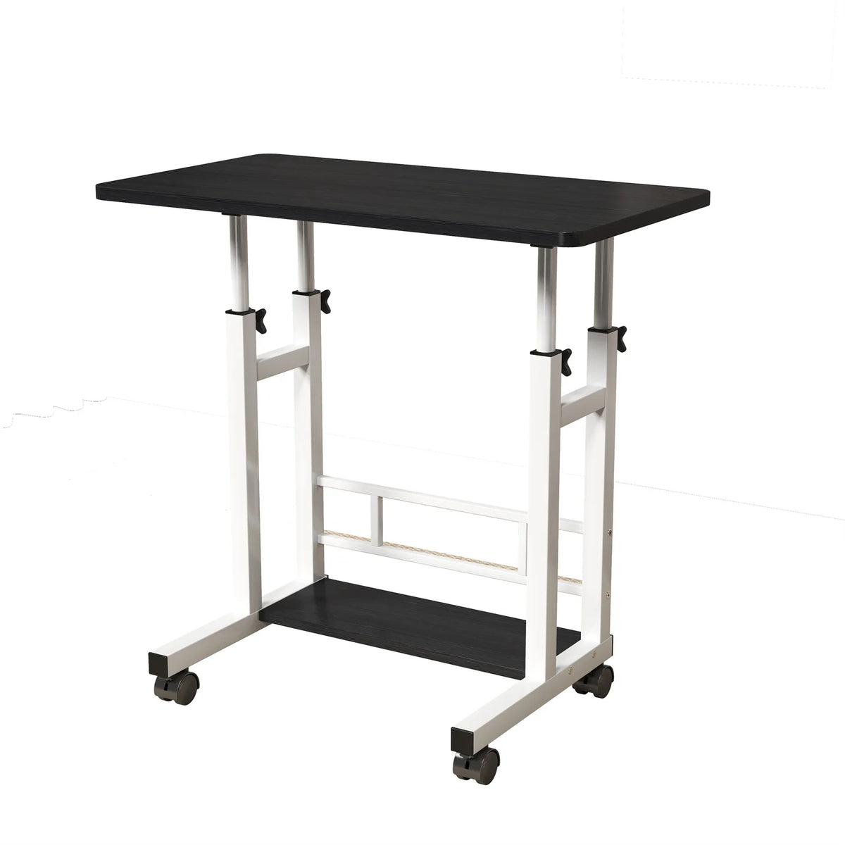 HiMISS Adjustable Mobile Standing Desk With Storage