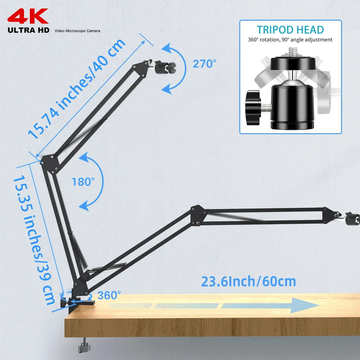 YIZHAN 4K Digital Microscope Camera With HDMI Output