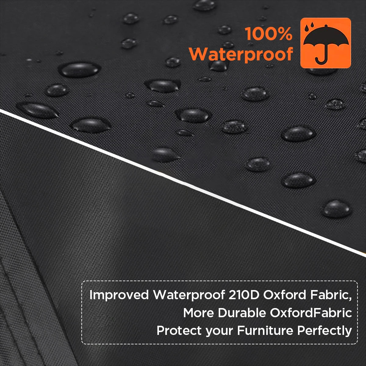 Garprovwm Waterproof Outdoor Patio Furniture Cover