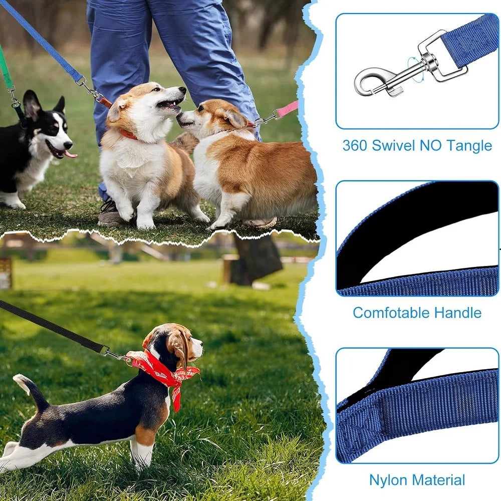 Nylon Dog Leash 4ft To 100ft Adjustable Training Leash