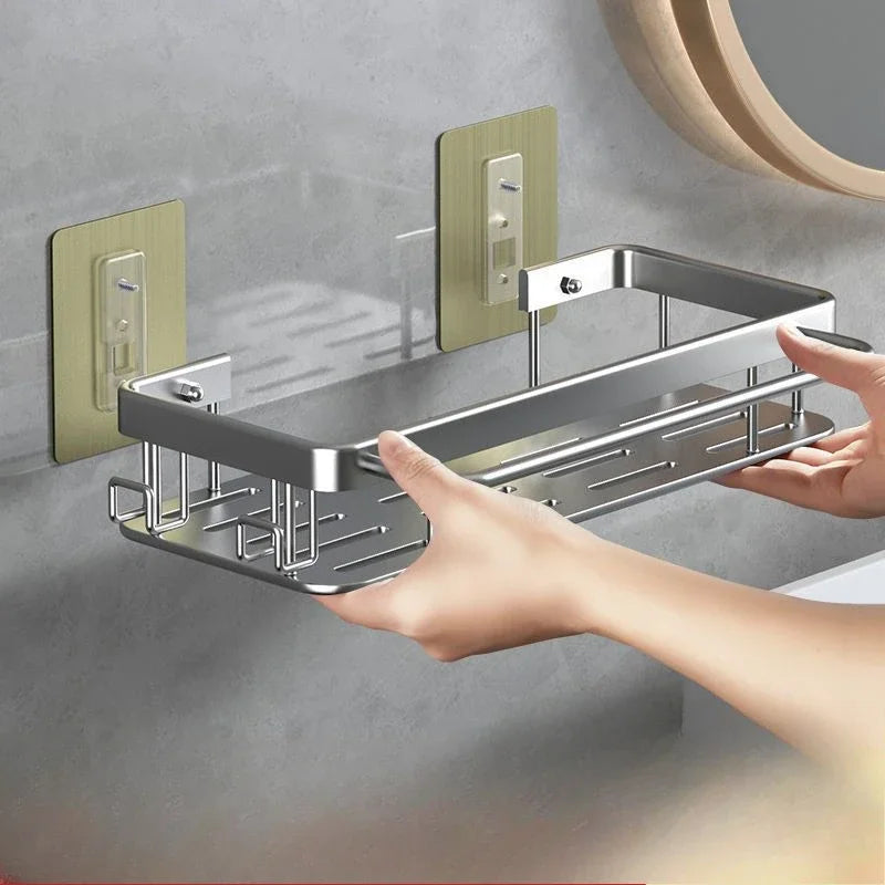 COBASPORT Aluminum Bathroom Shelf Shower Organizer