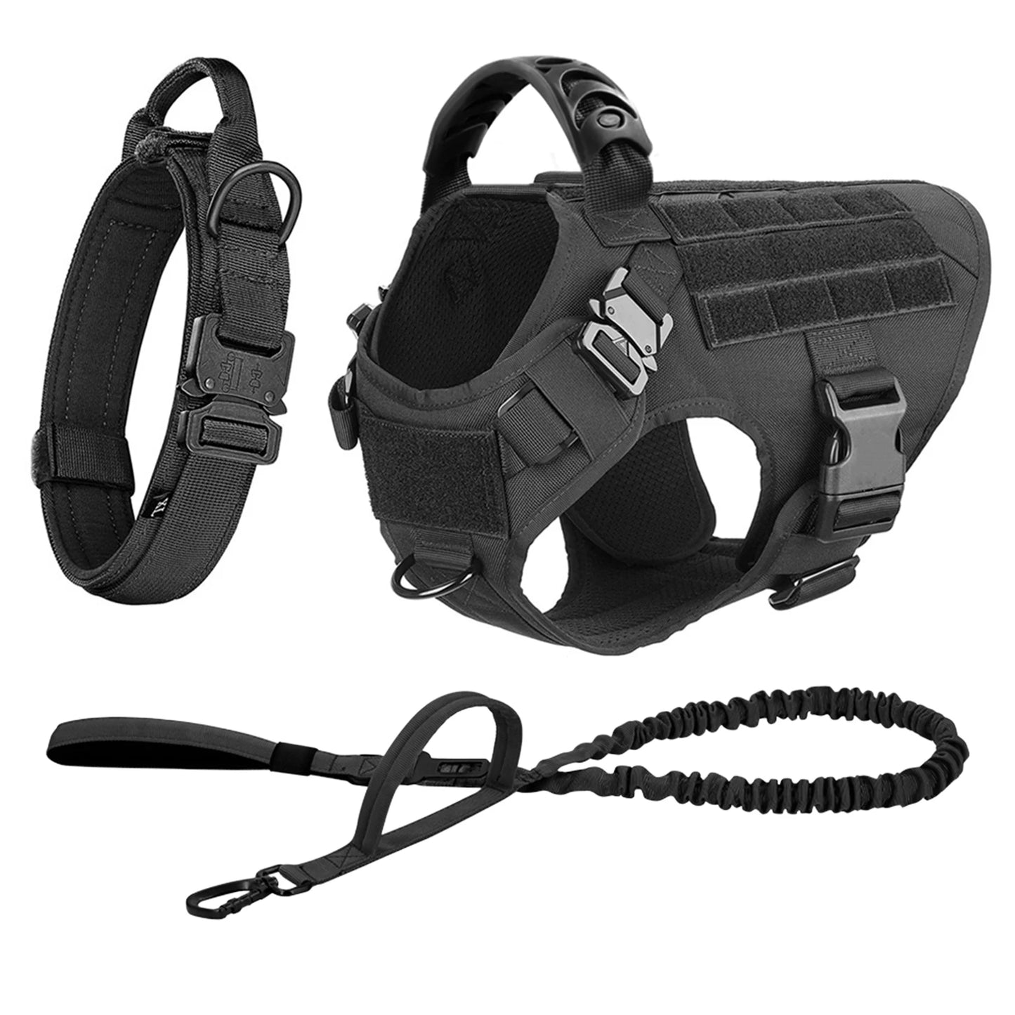Dog Harness And Leash Set For Walking And Training