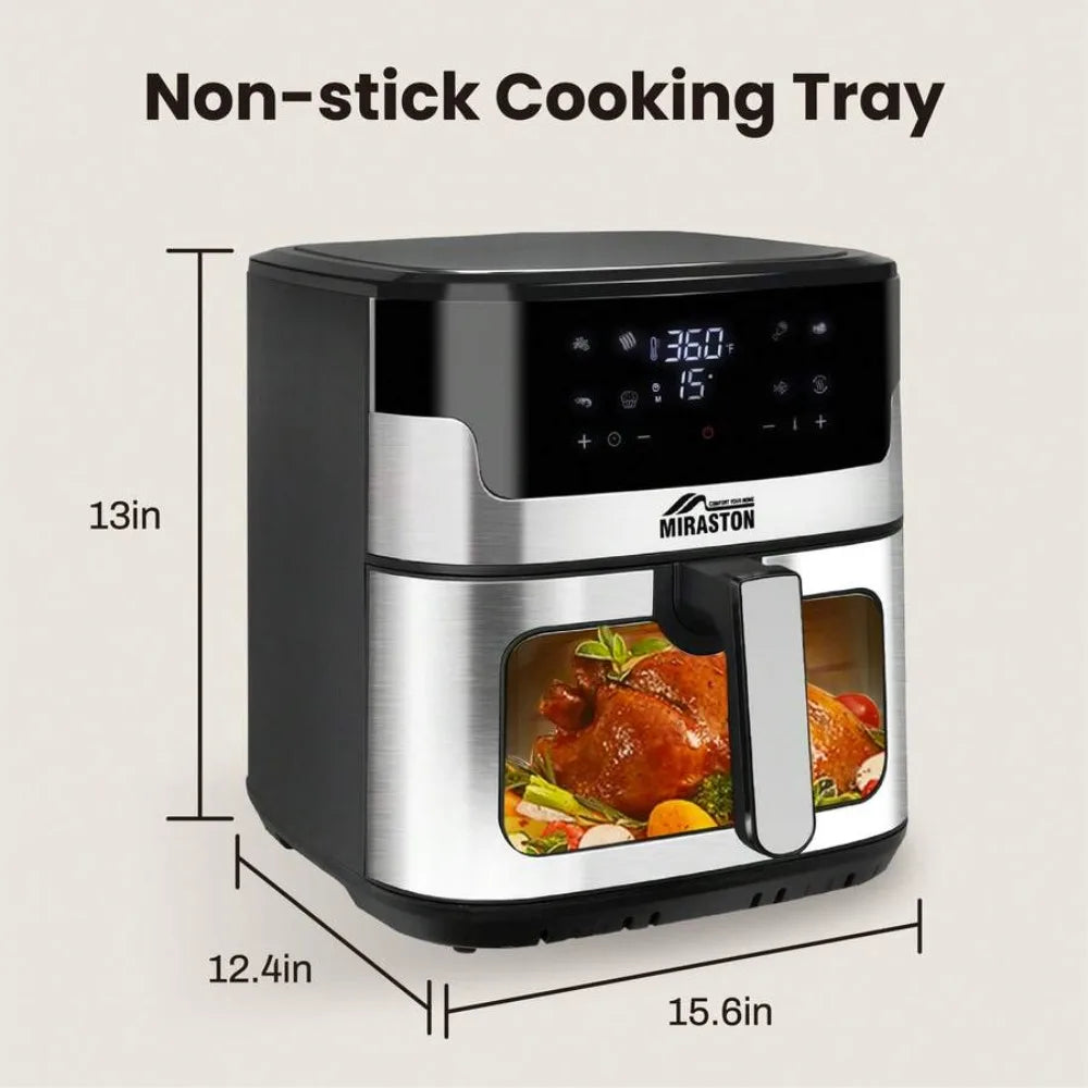 XMSJ Air Fryer With Smart Touch And 8 Presets