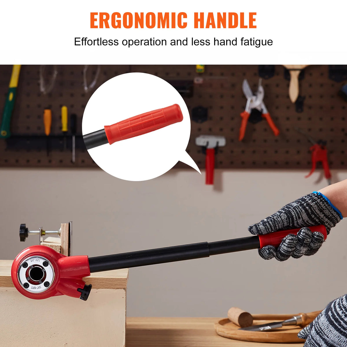 SucceBuy Manual Ratcheting Pipe Threader Tool Set