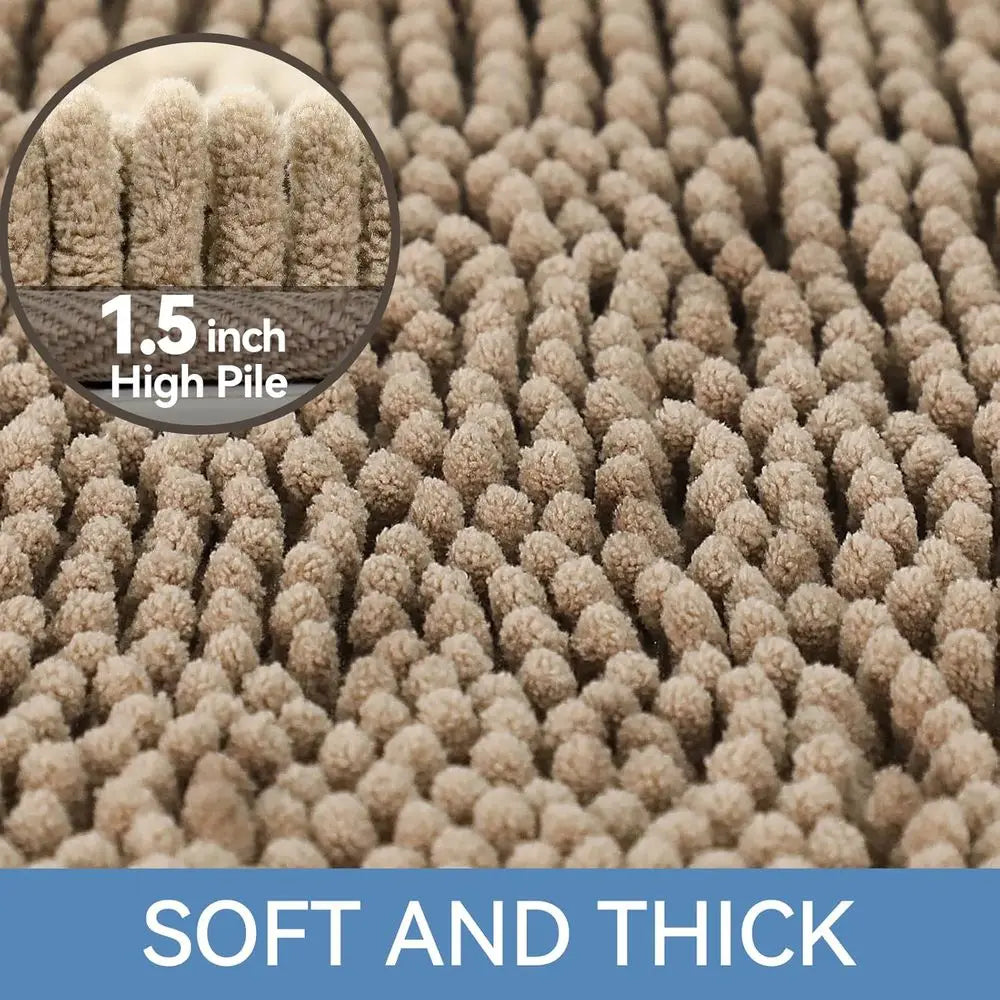 Non Slip Microfiber Bath Rug With Quick Drying Washable