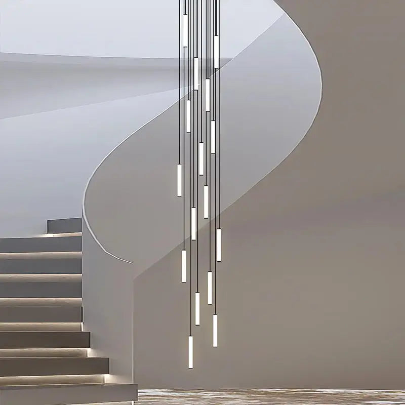 CAMPEGGI LED Long Line Chandelier Staircase Pendant Lamp