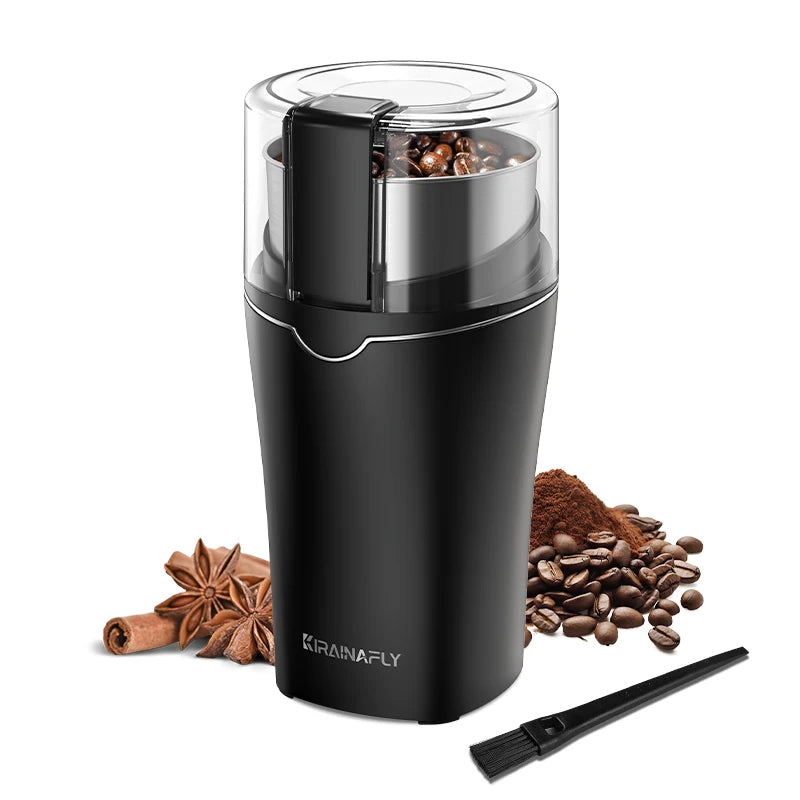 KIRAINAFLY Coffee Grinder With Stainless Steel Cup 300W