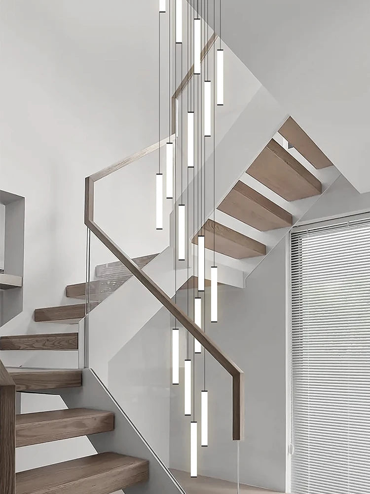 CAMPEGGI LED Long Line Chandelier Staircase Pendant Lamp
