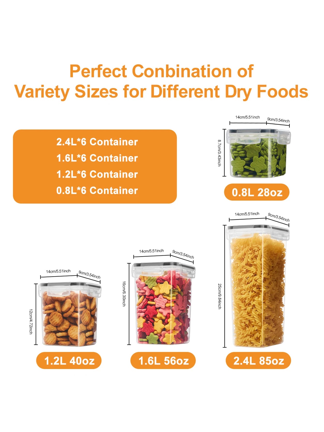 24-Piece Airtight Food Storage Containers With Labels
