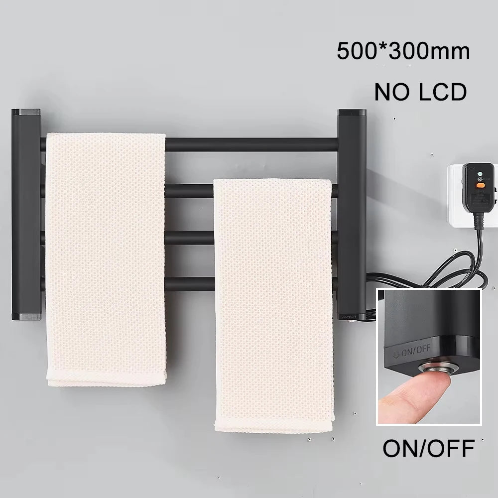 Onyzpily Heated Towel Rack With Display 304 Stainless