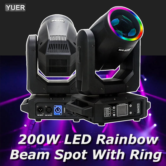 Yuer 280W LED Moving Head Light With Prisms And Gobos