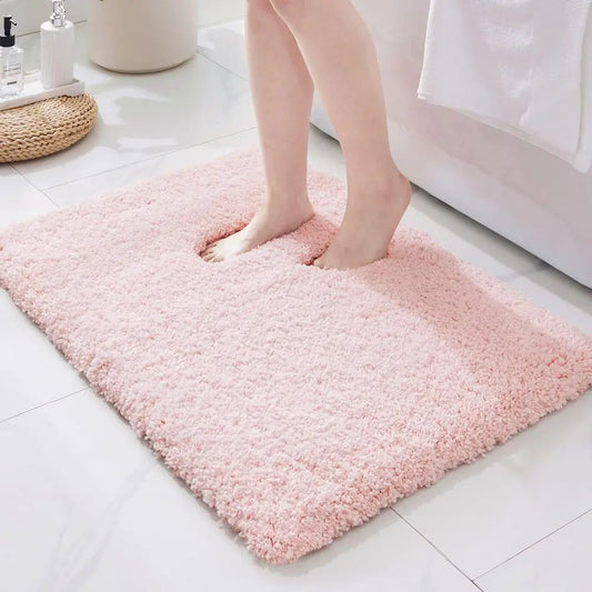 Non Slip Soft Plush Microfiber Bath Rug For Bathroom Floor