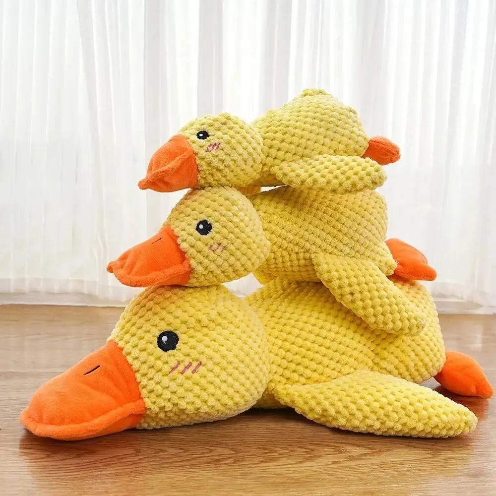 Squeaky Plush Duck Dog Bite Resistant Chew Toy