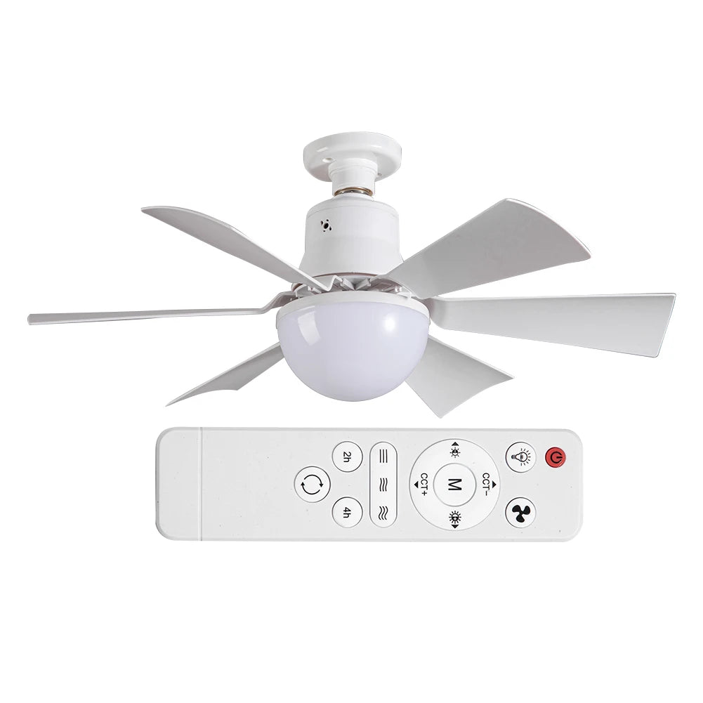 Sikiwind Ceiling Fan With Remote 3 Speed Dimmable Light