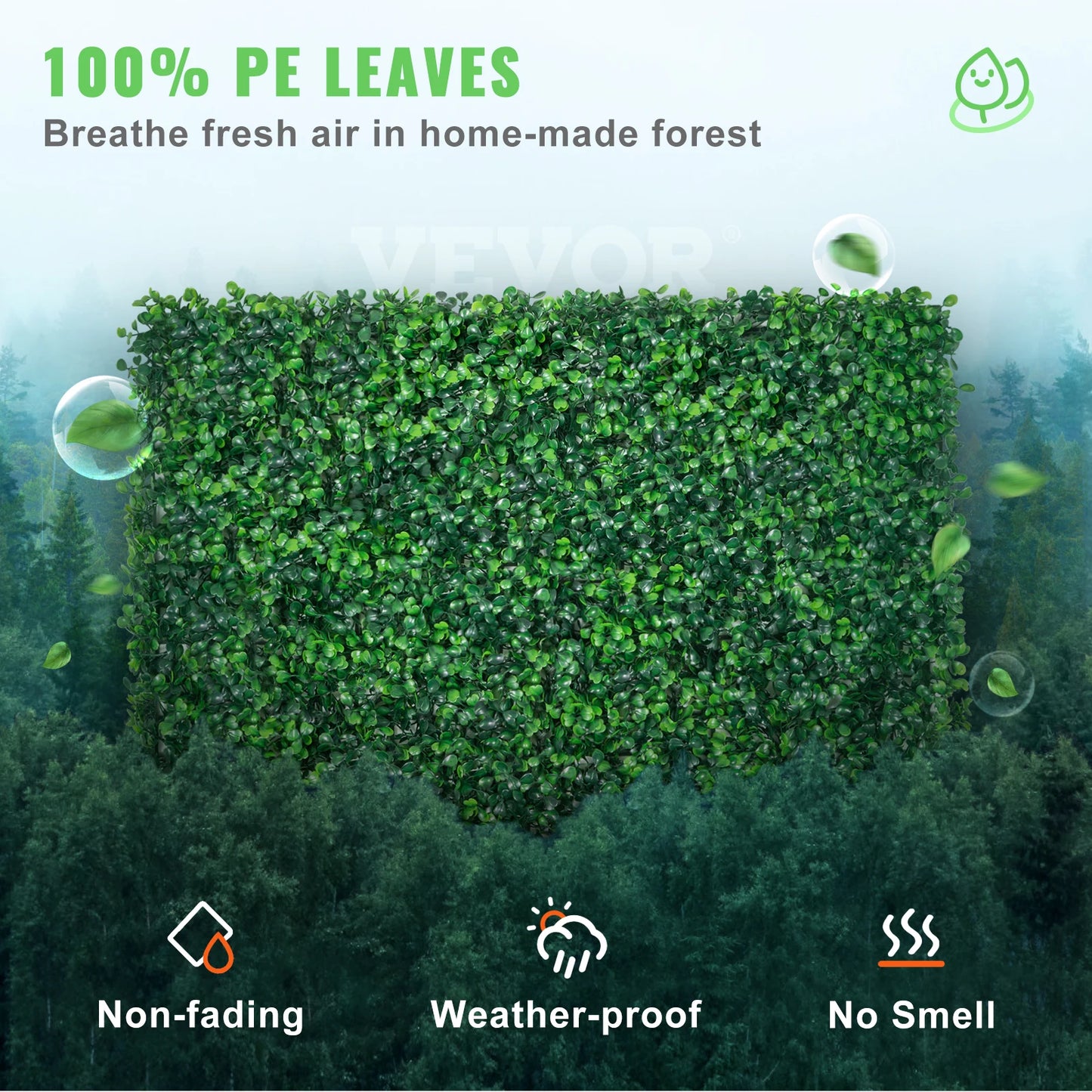 SucceBuy Artificial Boxwood Hedge Wall Panels Backdrop