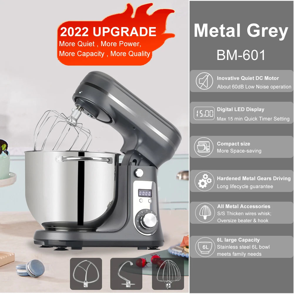 Biolomix Kitchen Stand Mixer With Blender And 6 Speeds