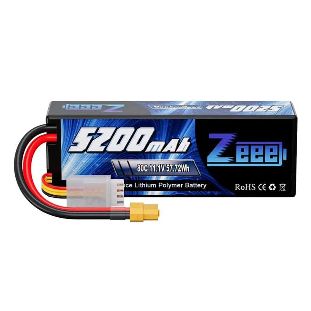 Zeee Hardcase LiPo Battery With Deans Plug For RC Cars