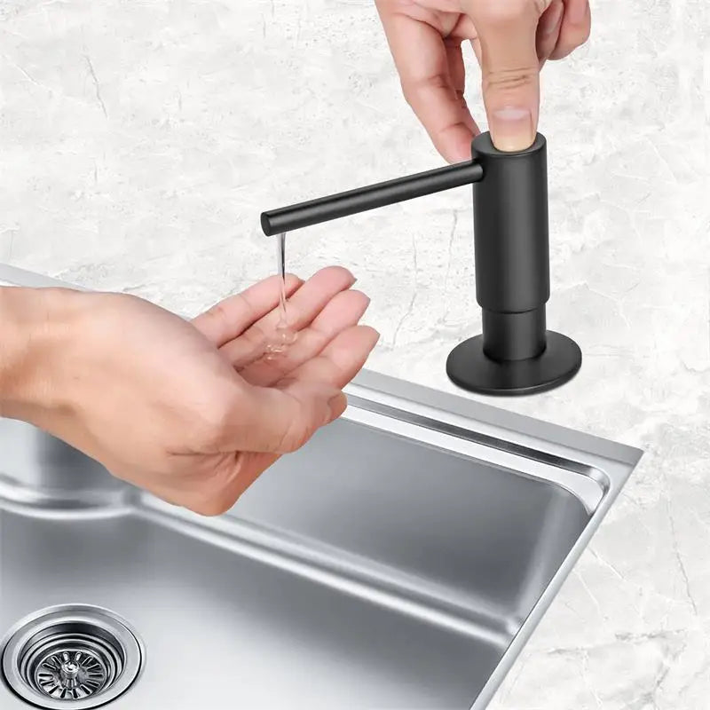 Samodra Liquid Soap Dispenser With Brass Pump Head Bottle