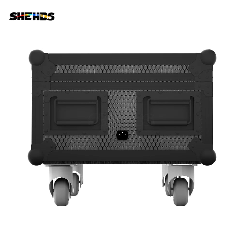 SHEHDS Wireless Battery Par Lights With Flight Case RGBWA UV