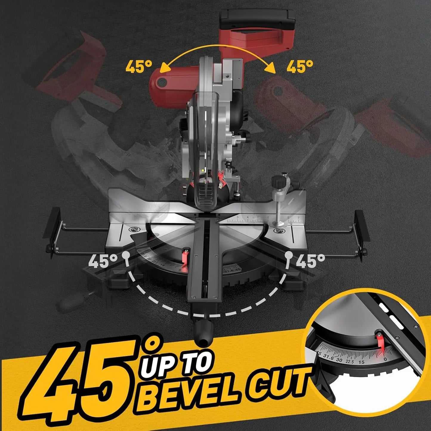 Marvtool Sliding Compound Miter Saw JS-1207C3