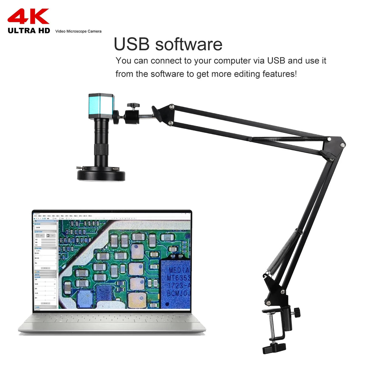 YIZHAN 4K Digital Microscope Camera With HDMI Output