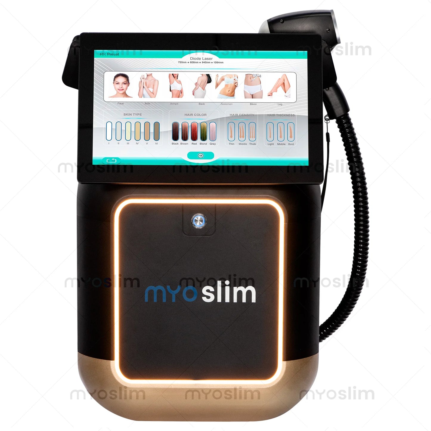 Myoslim FAC4 808nm Diode Hair Removal Device