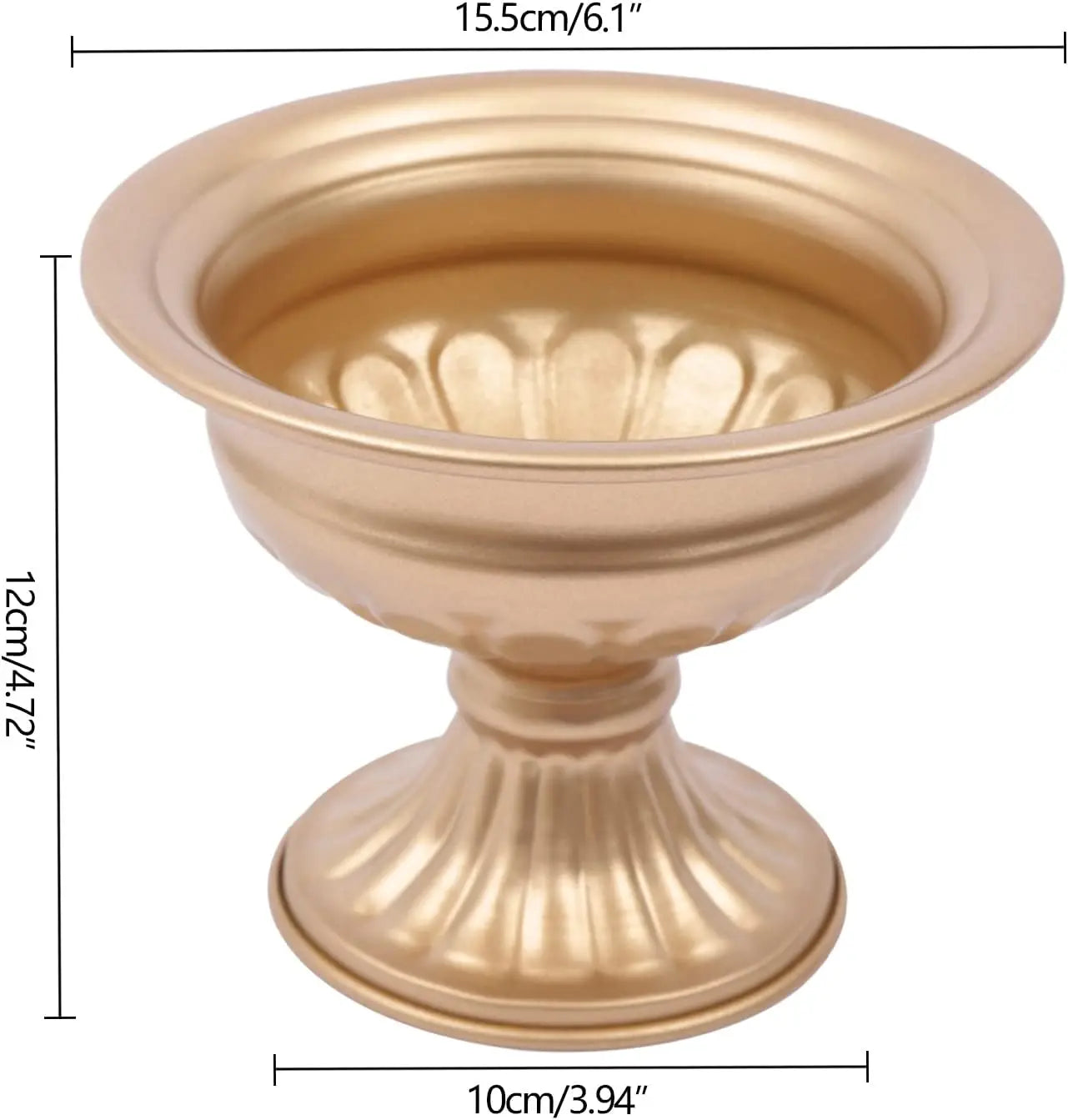 Gold Flower Vases 10 Piece Set For Wedding Centerpieces