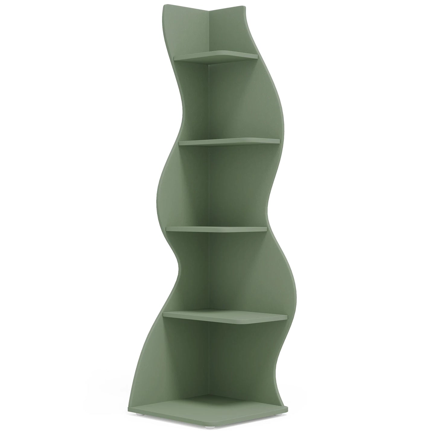 Tribesigns 5 Tier Corner Shelf Wall Bookcase Plant Stand