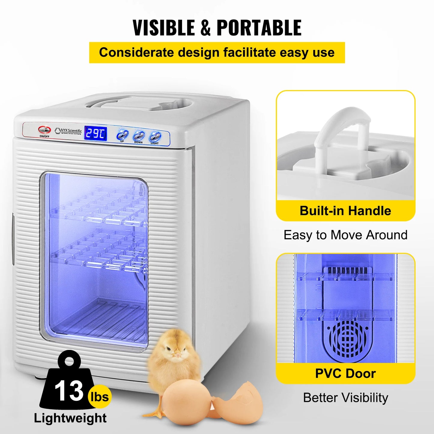 Reptile Incubator Automatic Egg Hatchery for Snakes
