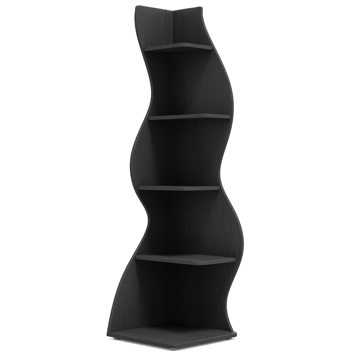 Tribesigns 5 Tier Corner Shelf Wall Bookcase Plant Stand