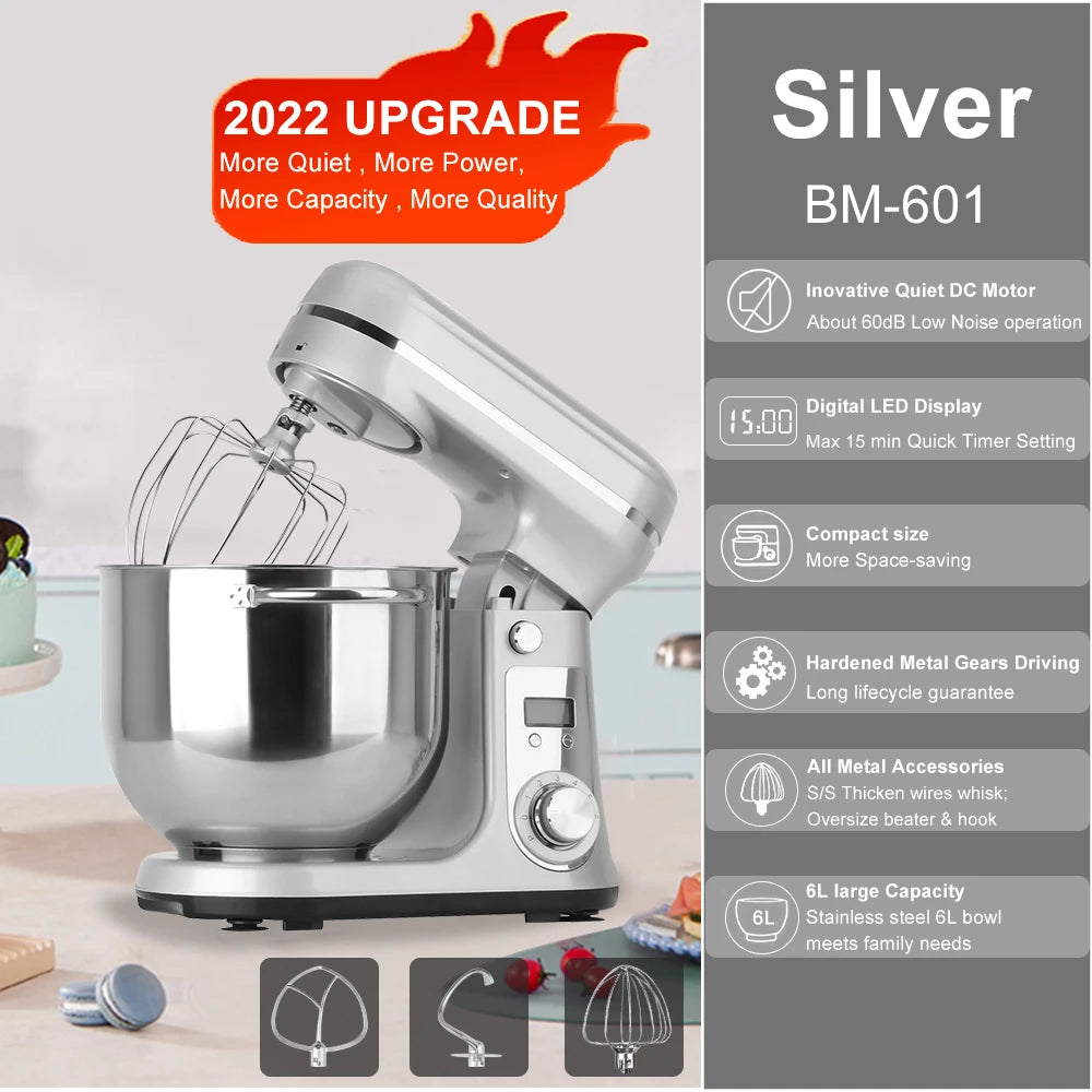 Biolomix Kitchen Stand Mixer With Blender And 6 Speeds