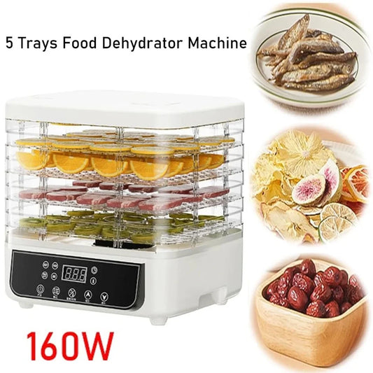 5-Layer Food Dehydrator With Adjustable Temperature