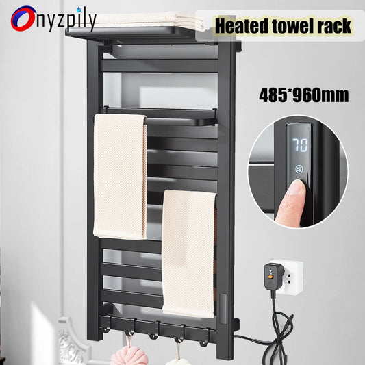 Onyzpily Heated Towel Rack With Display 304 Stainless