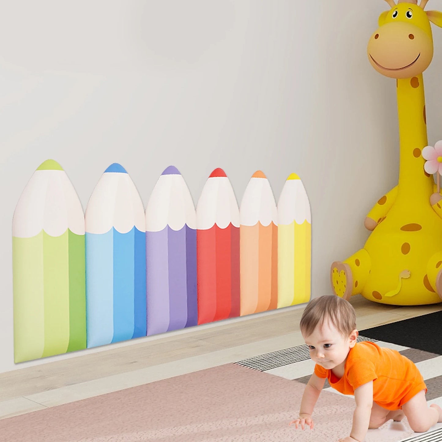 Pencil Wall Padding For Kids AntiCollision SelfAdhesive