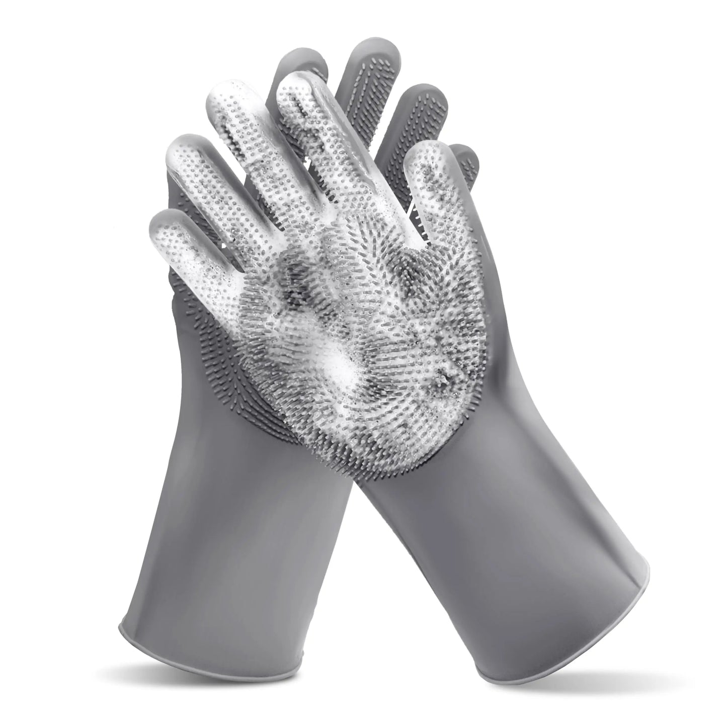 Silicone Pet Grooming Bathing Gloves For Dogs And Cats