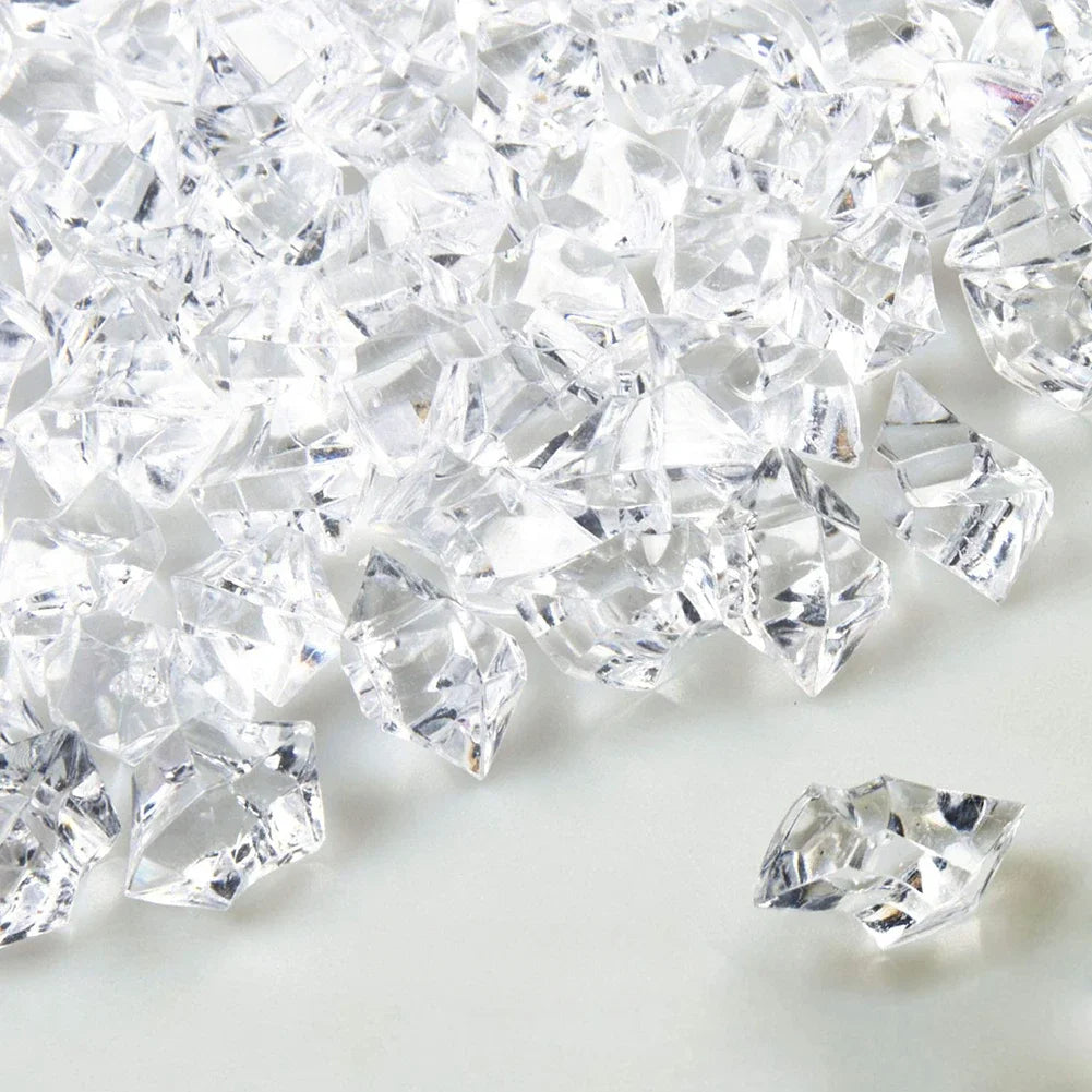 Crystal Clear Crushed Ice Stones For Vase Filler Decor