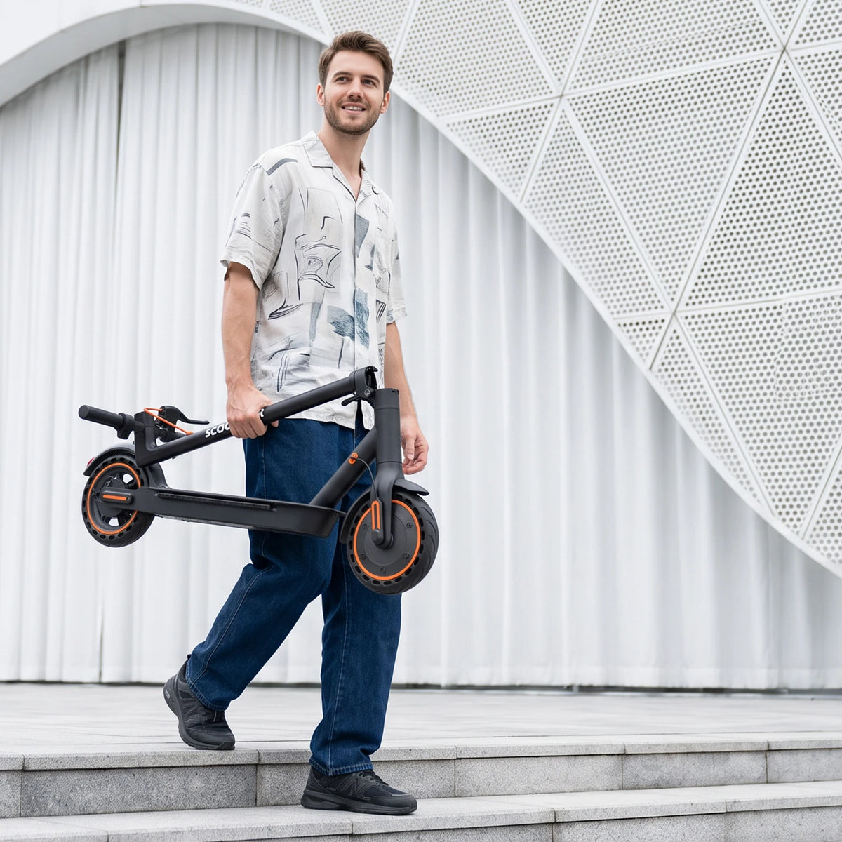 OZIVELT Foldable Electric Scooter With App Control