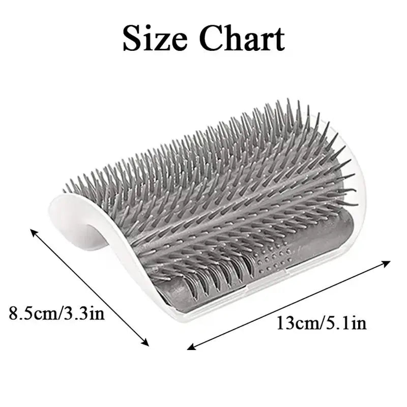 Cat Scratcher Comb With Catnip And Deshedding Brush