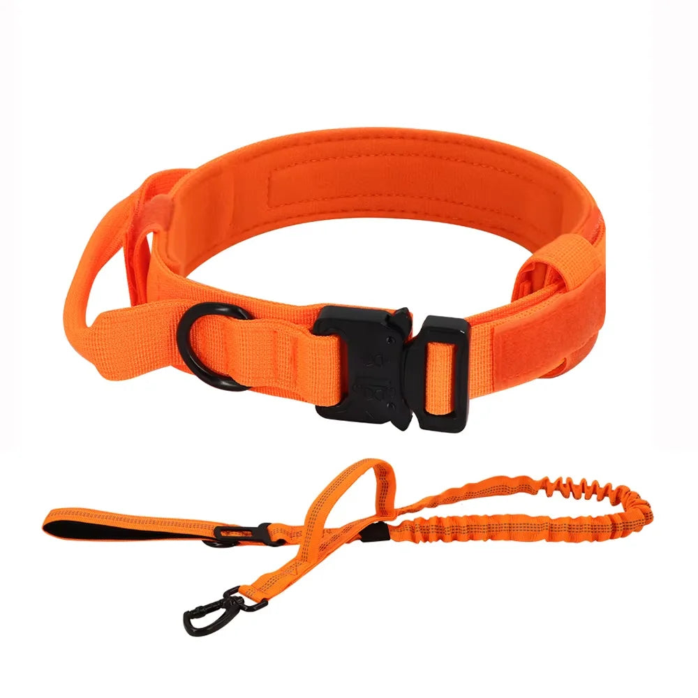 Adjustable Tactical Dog Training Collar And Leash Set