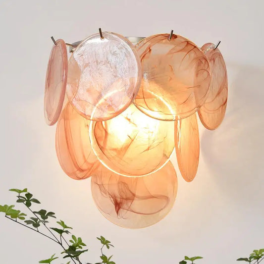TAONUANSHU French Murano Glass Wall Lamp